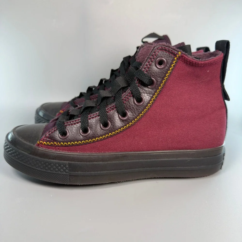 Converse Chuck Taylor All Star Cx Explore Women 6.5 6 1/2 Burgundy Black Sneaker